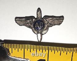 WWII Army Air Corps AC WW2 Pilot Wings Badge