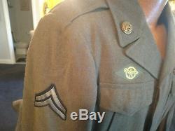 WWII Army Air Corps Named Uniform with Sheepswool gear Wilkes Barre, PA
