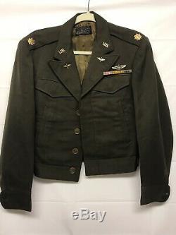 WWII Army Air Corps Officers Flight Jacket B-13 Rare! Excellent Size 38