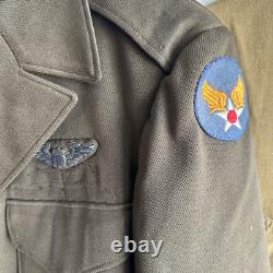 WWII Army Air Corps Pilot Named Lt. Col. Officer Ike Uniform & Flight Suit