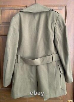 WWII Army Air Corps Regulation Army Officer's Overcoat Wool