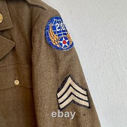 WWII Army Air Corps Uniform 20th AAC Div CBI Patched Aircrew