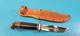 WWII Army Air Corps Western Commando Knife Baby Shark Bakelite + Scabbard AAC