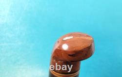 WWII Army Air Corps Western Commando Knife Baby Shark Bakelite + Scabbard AAC