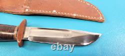 WWII Army Air Corps Western Commando Knife Baby Shark Bakelite + Scabbard AAC Z1