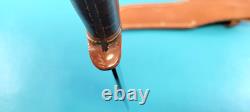 WWII Army Air Corps Western Commando Knife Baby Shark Bakelite + Scabbard AAC Z1