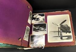 WWII Army Air Force Photo Album Aviation Cheesecake Pilots Planes 503 Photos