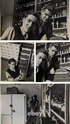 WWII Army Air Force Serviceman Photo Archive Barracks Laboratory Daily Life