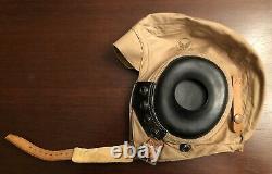 WWII Army Air Force Summer Flight Helmet AN-H-15 Unissued Excellent Condition