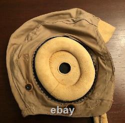 WWII Army Air Force Summer Flight Helmet AN-H-15 Unissued Excellent Condition