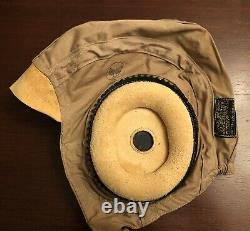 WWII Army Air Force Summer Flight Helmet AN-H-15 Unissued Excellent Condition