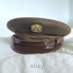 WWII Army Air Force Wool Hat (worn by B-17 bombardier) RARE