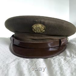 WWII Army Air Force Wool Hat (worn by B-17 bombardier) RARE