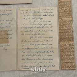 WWII Army Air Forces Letter 1945 Keesler Field Envelope & Air Force Day Clipping