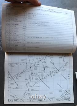 WWII Army Air Forces Radio Data Facility Charts & Navigation Aids Airways Flying
