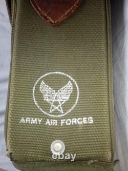 WWII Army Air Forces Type B-4 Flyers Canvas Luggage Bag VINTAGE