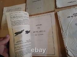 WWII Army USAF Air Force pilots training School Booklets Aviation San Antonio