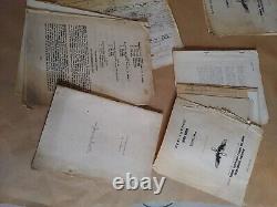 WWII Army USAF Air Force pilots training School Booklets Aviation San Antonio