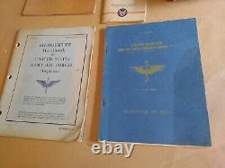 WWII Army USAF Air Force pilots training School Booklets Aviation San Antonio