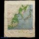 WWII August 1945 Army Air Force Bomber Bail Out Map Okinawa, lo-Shima, Japan