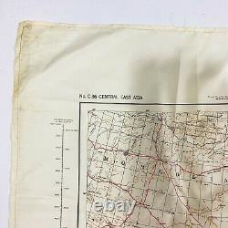WWII August 1945 Army Air Force Bomber Bail Out Map Okinawa, lo-Shima, Japan