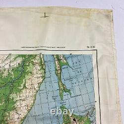 WWII August 1945 Army Air Force Bomber Bail Out Map Okinawa, lo-Shima, Japan