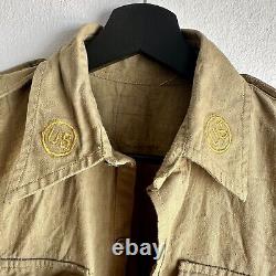 WWII Australian Made Shirt US Army Air Corps Embroidered