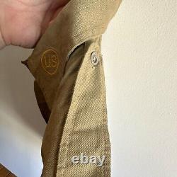 WWII Australian Made Shirt US Army Air Corps Embroidered