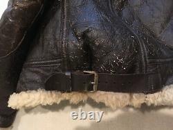 WWII B3 Jacket US Army Air Forces Sheepskin Horsehide size 42