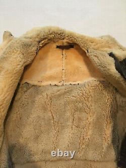 WWII B3 Jacket US Army Air Forces Sheepskin Horsehide size 42