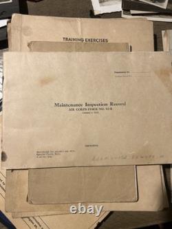 WWII B-24 Airplane Mechanics Course Manuals Lot 1942-43 Army Air Forces Keesler
