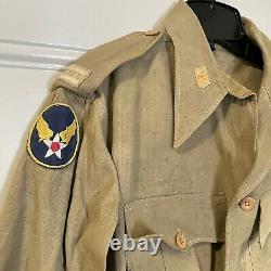 WWII CBI US Officer Uniform Pilot Wings China Burma India Patches Army Air Corps