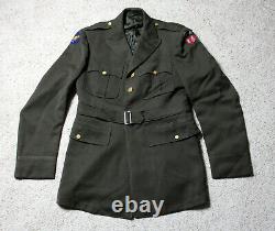 WWII CBI U. S. ARMY AIR FORCE China Burma India Bullion Patch Wool Jacket Named