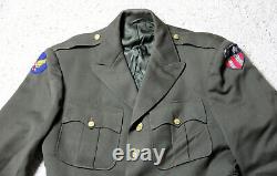 WWII CBI U. S. ARMY AIR FORCE China Burma India Bullion Patch Wool Jacket Named