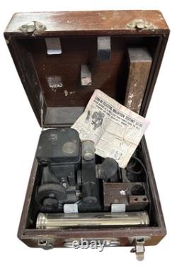 WWII Celestial Bomber Sextant Model A-10A Air Force, U. S. Army W30-053 AC-806