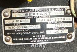 WWII Celestial Bomber Sextant Model A-10A Air Force, U. S. Army W30-053 AC-806