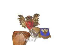 WWII China Burma India 10th AAF Army Air Force Blood Chit Patch Bullion Dog Tags