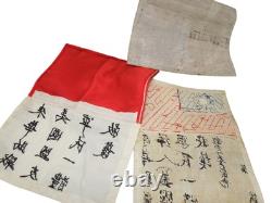 WWII China Burma India 10th AAF Army Air Force Blood Chit Patch Bullion Dog Tags