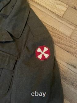 WWII Collection US 8th Army Enlisted Ike Jacket, 5th Army Air Corp Shirt