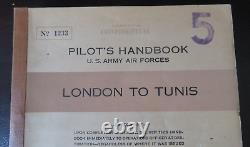 WWII Confidential US Army Air Forces Pilot's Handbook London to Tunis
