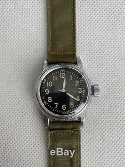 WWII ELGIN US ARMY AIR FORCE A-11 Watch 539 Hack WW2 Vintage 1945