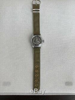 WWII ELGIN US ARMY AIR FORCE A-11 Watch 539 Hack WW2 Vintage 1945