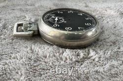 WWII Elgin Jitterbug Bomb Timer 1945 Stopwatch Black Dial US Army Air Force