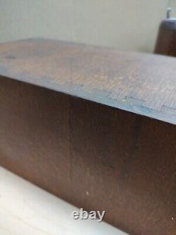 WWII Era 1940s Globe Wernicke United States Army Air Force File Drawer Oak Box