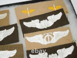 WWII Era Army Air Corps AAF Embroider Cloth Aviation Wings Lot