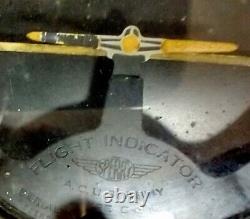 WWII Era US Army Air Corps Sperry C-4 Aircraft Horizon Flight Indicator 1941