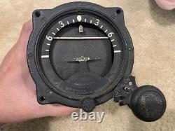 WWII Era US Army Air Corps Sperry C-7 Aircraft Horizon Flight Indicator 1941