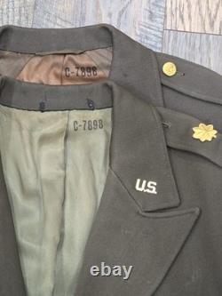 WWII Era US Army Officer 2 Jacket Uniform Grouping C-7898 5th Air Force CBI Ike