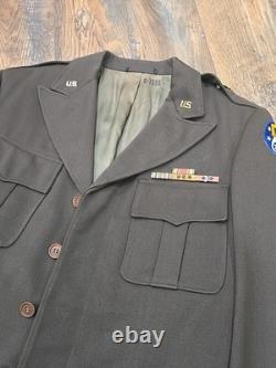 WWII Era US Army Officer 2 Jacket Uniform Grouping C-7898 5th Air Force CBI Ike