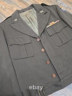WWII Era US Army Officer 2 Jacket Uniform Grouping C-7898 5th Air Force CBI Ike